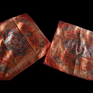 Set Of 2 Boho Pillow Covera 18x18 New